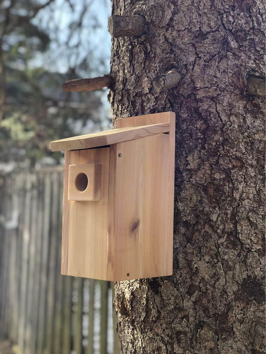 Cedar Hand Crafted Bird House