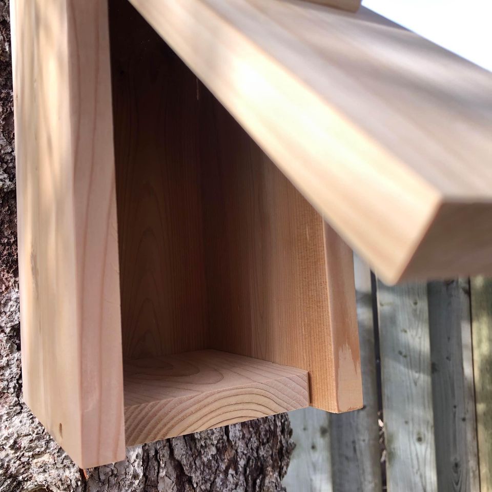 Cedar Hand Crafted Bird House