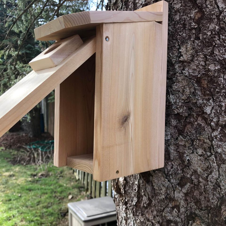 Cedar Hand Crafted Bird House