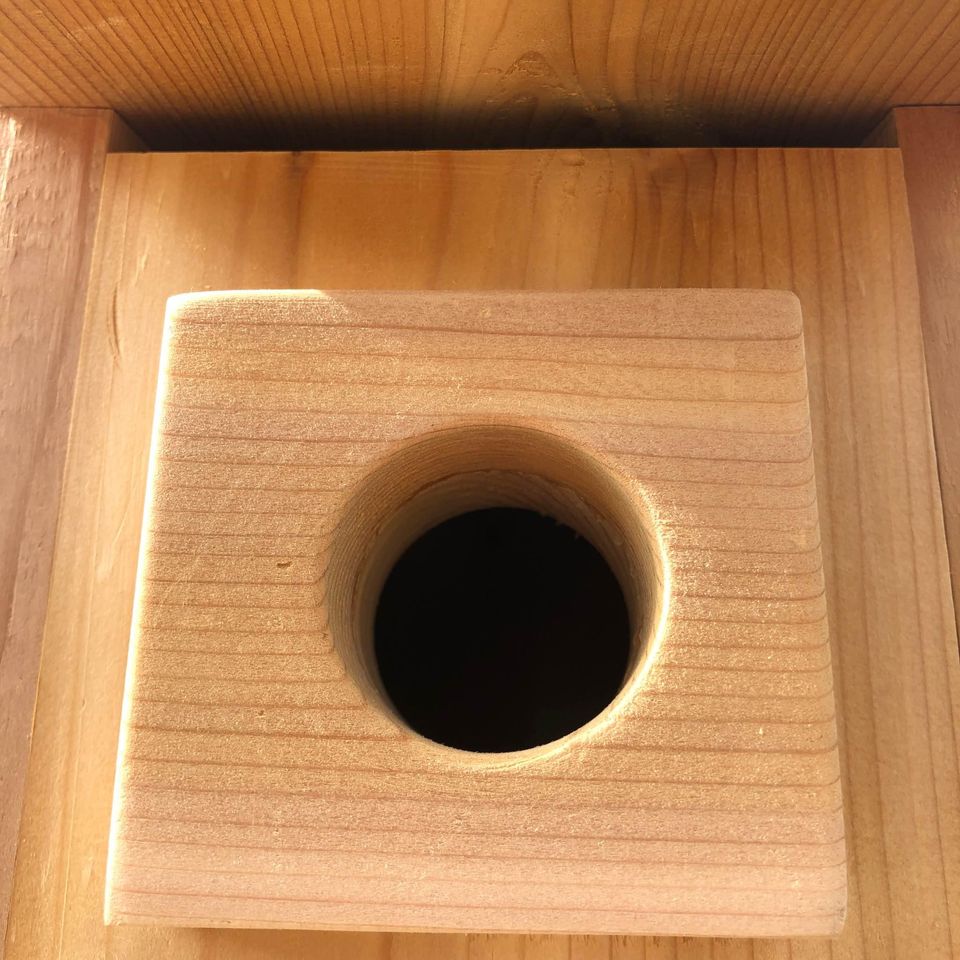 Cedar Hand Crafted Bird House