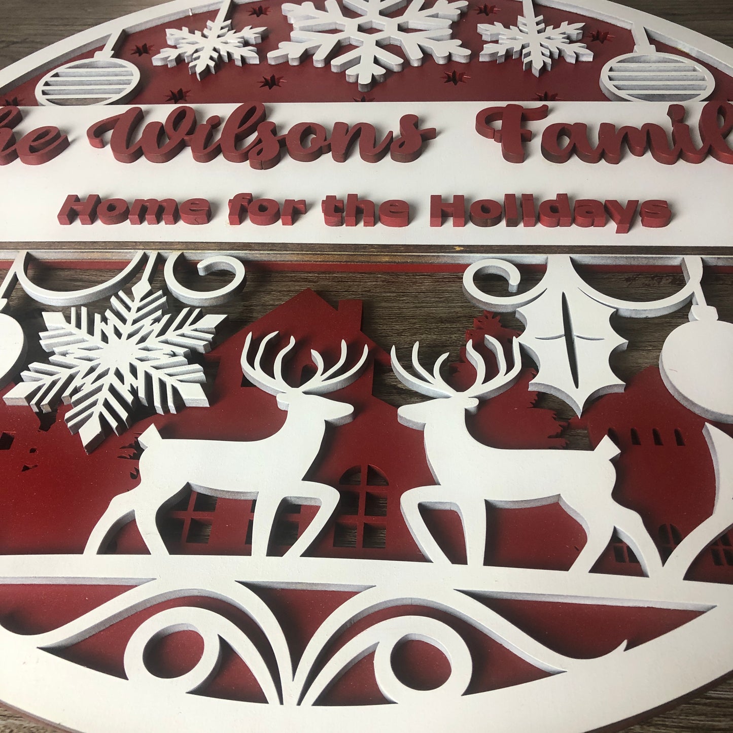 Personalized Christmas Door Sign