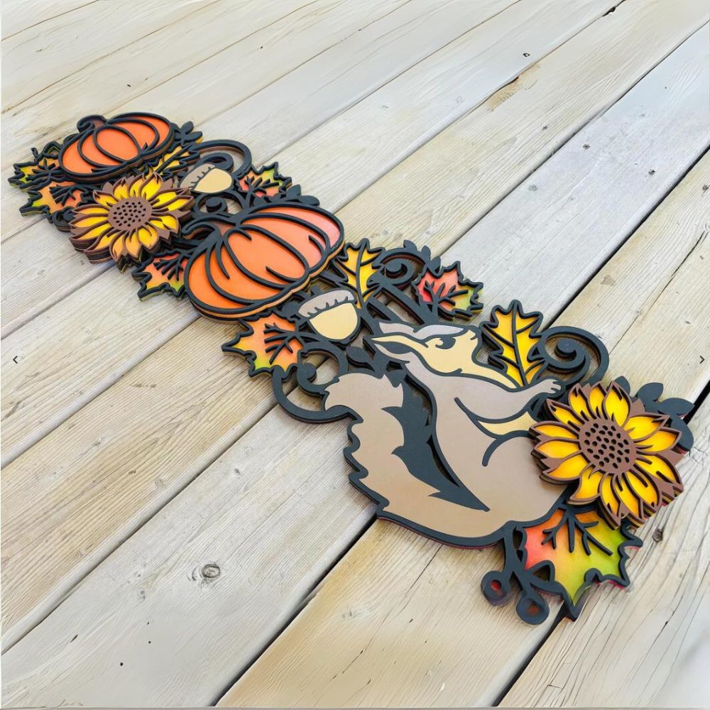 Autumn Harvest Trellis Wall Decor